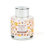 Pet House Freshening Reed Diffuser for pet lovers with pumpkin spice scent on a white background