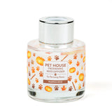 Pet House Freshening Reed Diffuser for pet lovers with pumpkin spice scent on a white background