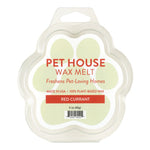 Pet House Wax Melt packaging with paw print design on a white background