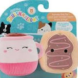 Squishmallow Cafe Emery & Deja Dog Toy