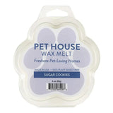 Pet House Wax Melt packaging with paw print design on a white background