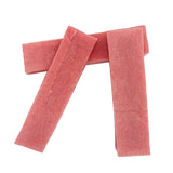 Two pink rectangular bars on a white background