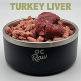 OC Raw Dog Frozen Turkey Liver