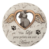 Paw Prints On Our Heart Angel Wing Stepping Stone