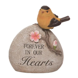 Forever In Our Hearts Stone with Bird
