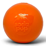 Soda Pup Orange Squeaker Ball Medium