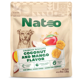 Natoo Coconut Mango Biscuit Large Dog 8oz