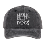 Life Is Better With Dogs Hat