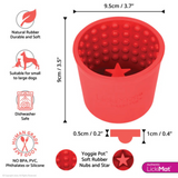LickiMat Yoggie Pot Treat Dispenser