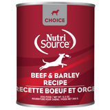 NutriSource Choice Beef & Barley 12.3oz