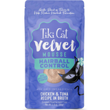 Tiki Cat Velvet Mousse Hairball Chicken Tuna Pouch 2.8oz