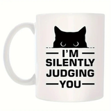 Silently Judging You Cat Mug