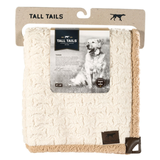 Tall Tails Micro Sherpa Throw Bone/Cream