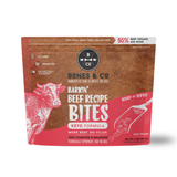 Bones & Co Frozen Raw K9 Barkin' Beef Bites 4lb