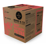 Bones & Co Frozen Raw K9 Barkin' Beef Bulk Patties 18lb