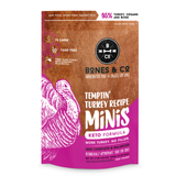Bones & Co Frozen Raw K9 Temptin' Turkey Minis 3lb