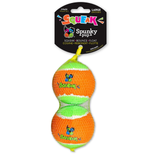 Spunky Pup Squeaky Tennis Balls 2pk