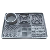 Silicone Multi Section Slow Feeder Mat