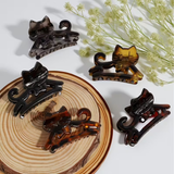 Cat Hair Claw Clips Asst