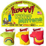 Yeowww! Catnip Kitten Mittens 3 Pack