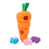 Zippy Paws Burrow Easter Carrot Dog Toy
