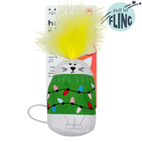 Huxley & Kent Cat Flinger Meh Christmas Kitty