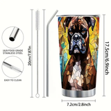 Colorful Boxer Stainless Steel Tumbler