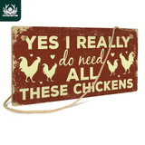 All These Chickens Sign
