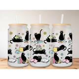 Black Cats & Books Tumbler 16oz