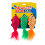 Fab Cat Foodie Meowish Fish Cat Toy