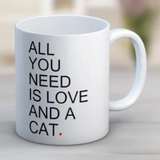 Love and a Cat Mug