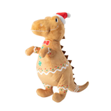 Fringe Cookie-Saurus Plush Dog Toy
