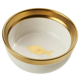 Malibu Cat Dish Gold 5in