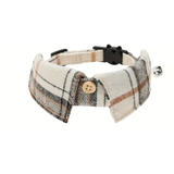 Plaid Shirt Collar Cat Collar