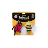 Fab Cat Faball Ladybug Bee 2pk Cat Toy