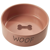 Portofino Dog Dish Woof Blush Pink