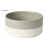 Gray Bowl White Speckled Bottom