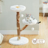 Flower Shaped White Cat Tree