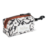 Fringe Charcoal Floral Waste Bag Holder