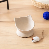 Archie Bamboo Tilt Cat Bowl