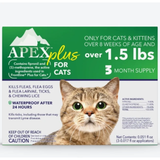 Apex Plus Flea & Tick Cat 3pk*