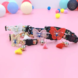 Mokka Butterfly Anti Choking Adjustable Cat Collar
