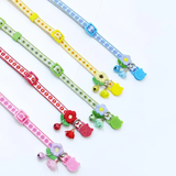 Mokka Floral Charm Cat Collar