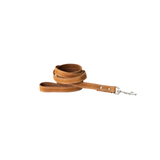 Euro Dog Earth Brown Soft Leather Leash
