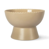 Fringe Stone Raised Feeder Bowl