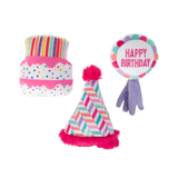 Fringe Can I Get A Woof Woof Dog Toy 3pk