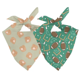 Dog Bandana Co Football & Baseball Tie & Snap Bandana