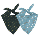 Dog Bandana Co Tee Time Tie & Snap Bandana