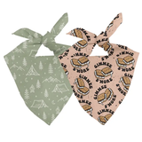 Dog Bandana Co Camping & Smores Tie & Snap Bandana
