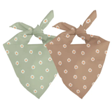 Dog Bandana Co Daisy Tie & Snap Bandana